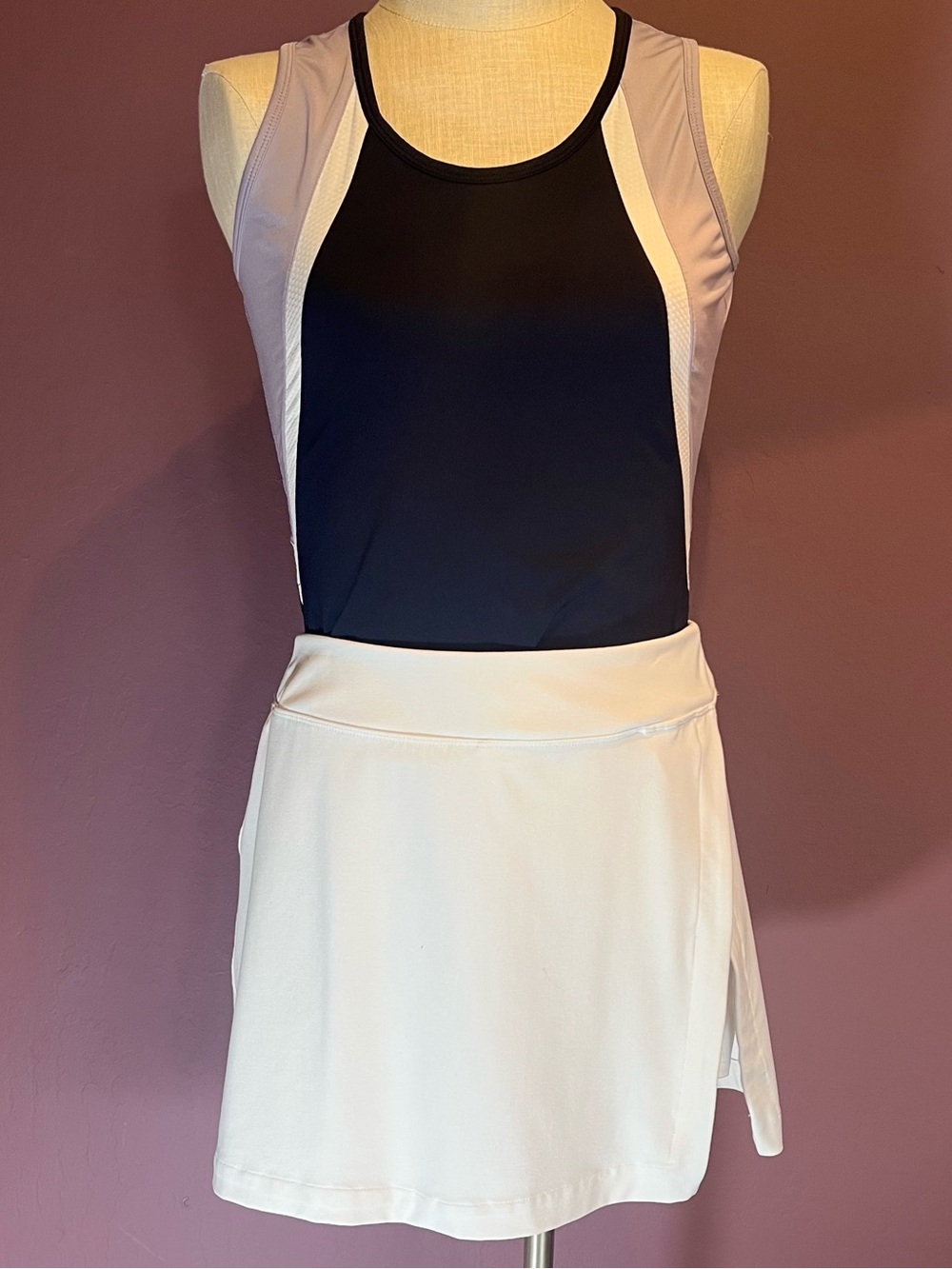 🤍Outdoor Voices White Athletic Skort with Built-In Shorts - Picture 3 of 6